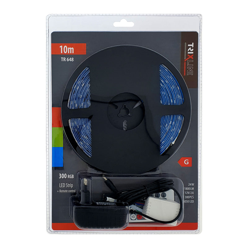 LED pásek 12V 5050 30LED/m IP20 24W TRIXLINE TR 648 10m