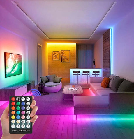 RF ovladač pro RGB LED pásky s dálkovým ovládáním RF-M5