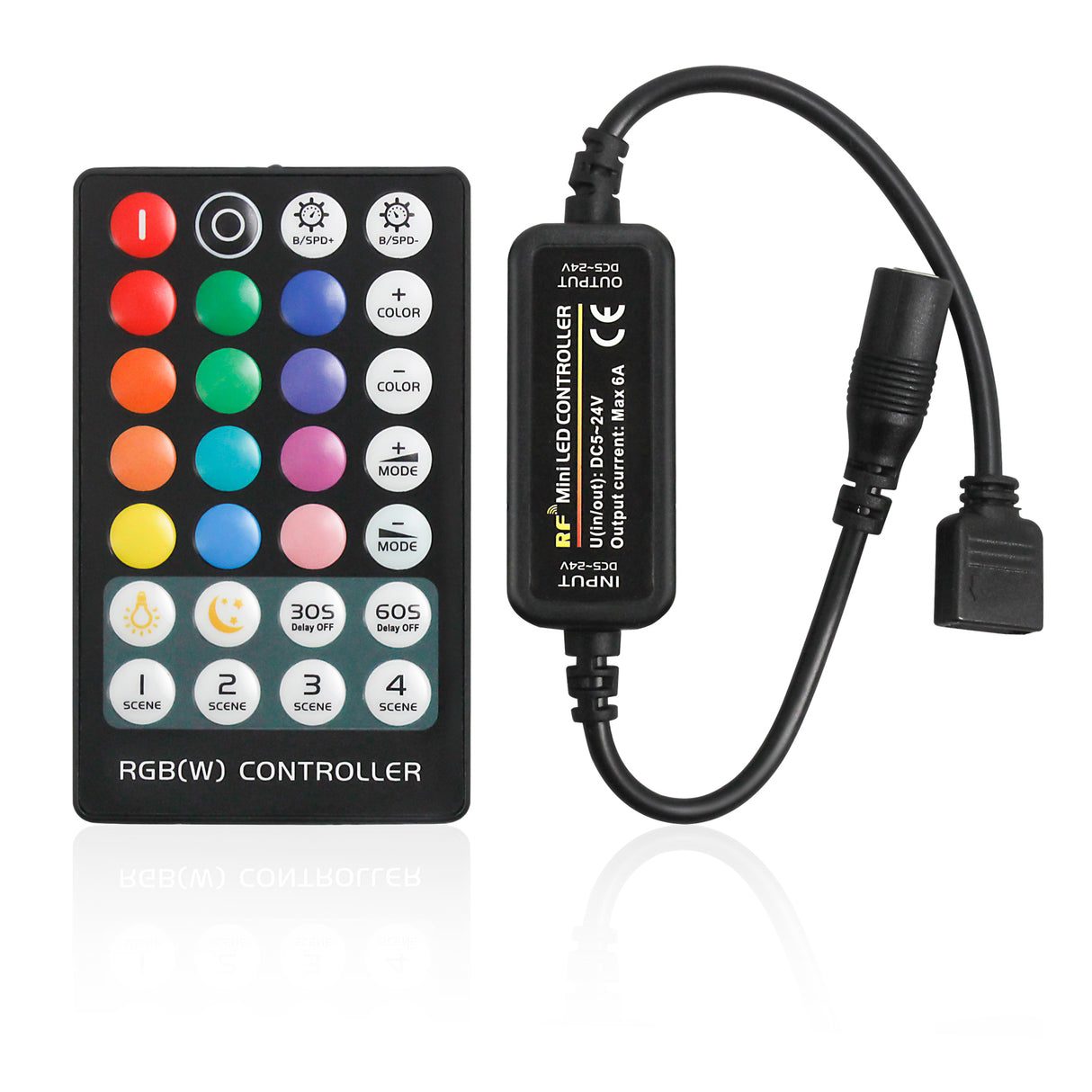 RF ovladač pro RGB LED pásky s dálkovým ovládáním RF-M5
