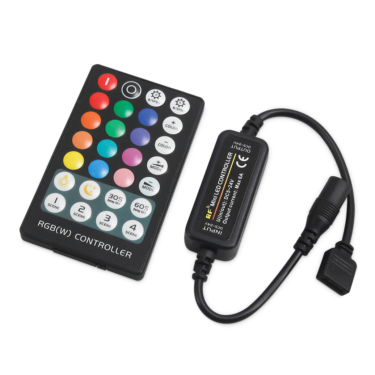 RF ovladač pro RGB LED pásky s dálkovým ovládáním RF-M5