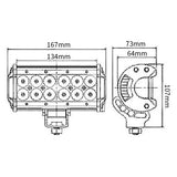 Světlo na pracovní stroje LED T787, 10-30V/36W