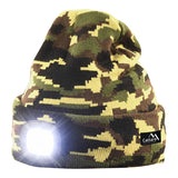 Čepice s čelovkou CATTARA 14020 Army nabíjecí