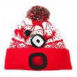Čepice s čelovkou STREND PRO 3133518 X-mas Kid nabíjecí