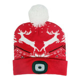 Čepice s čelovkou STREND PRO 3133739 X-mas nabíjecí