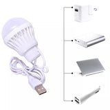 Žárovka USB bílá 5W