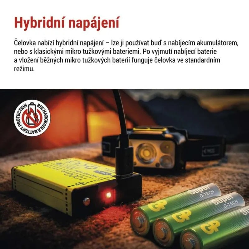 Svítilna čelovka EMOS P3546