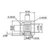 Čip Epistar 10W, 6000K