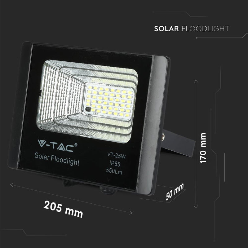 Svítidlo solární V-TAC VT-25W 12W 4000K
