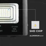 Svítidlo solární V-TAC VT-25W 12W 4000K