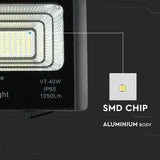 Svítidlo solární V-TAC VT-40W 16W 4000K
