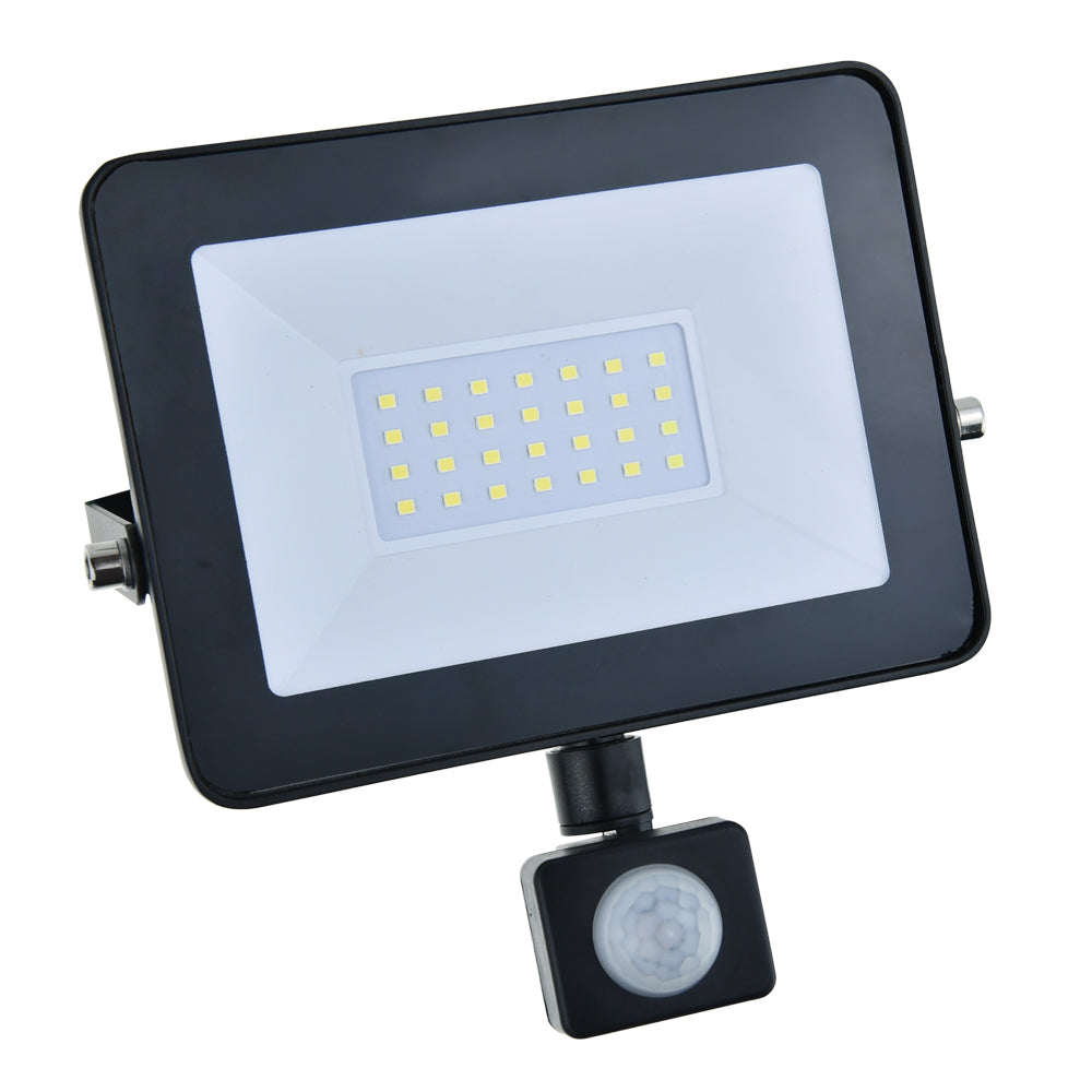 LED reflektor GETI GLF30P 30W s PIR čidlem