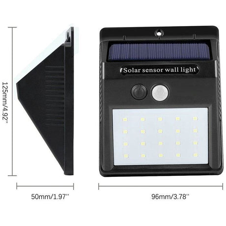 Svítidlo solární LED nástěnné s PIR