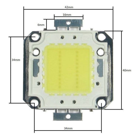 Čip Epistar 30W, 4000K