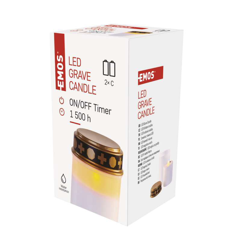 Svíčka LED hřbitovní EMOS DCCV21