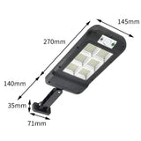 Svítidlo solární LED HS-8013 nástěnné s PIR