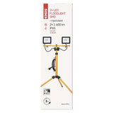 LED reflektor EMOS HOBBY SLIM 2x20,5W se stojanem