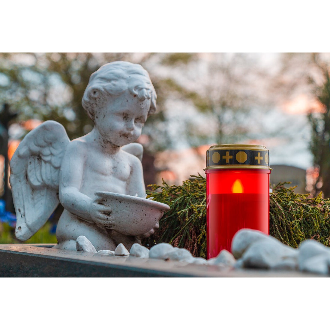 Svíčka LED hřbitovní GOOBAY 60335