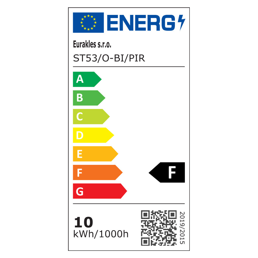 Svítidlo venkovní PIR EURAKLES ST53/O-BI/PIR Scharleen 10W