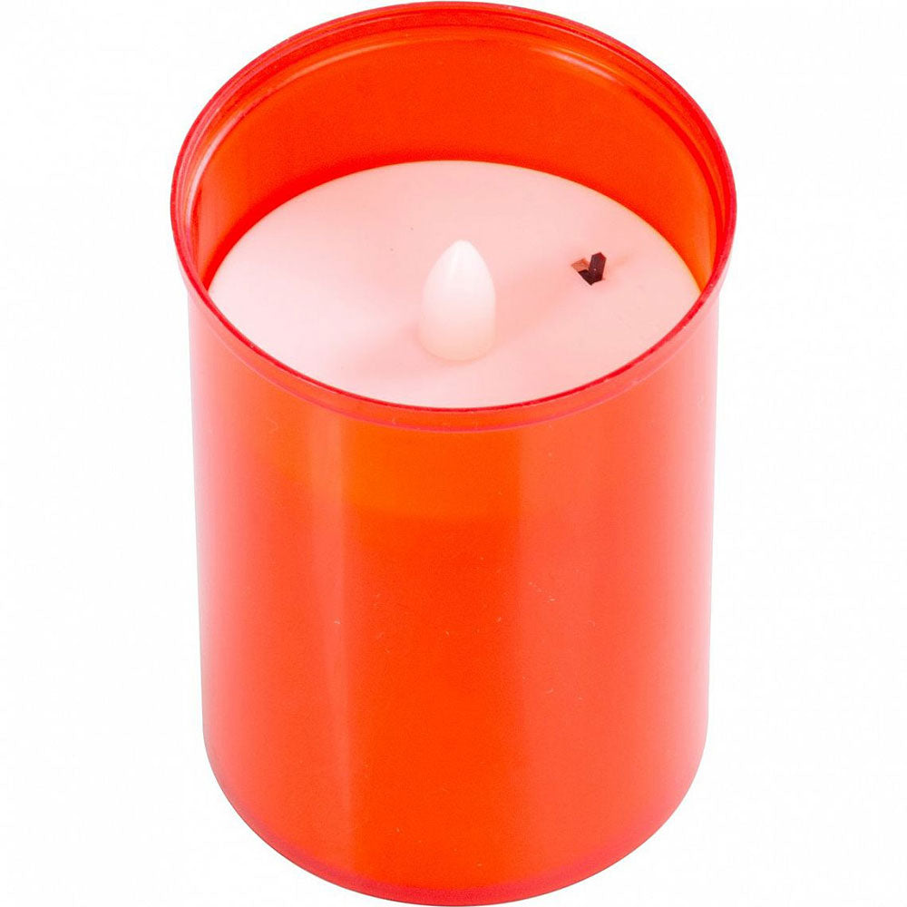 Svíčka LED hřbitovní MagicHome TG-10 Red