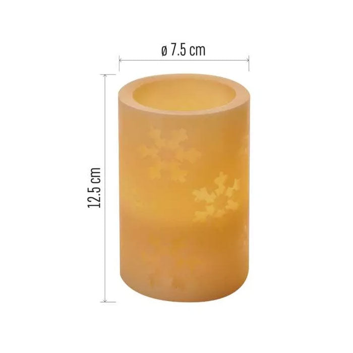 Vosková LED svíčka EMOS DCCV14 sada 2ks