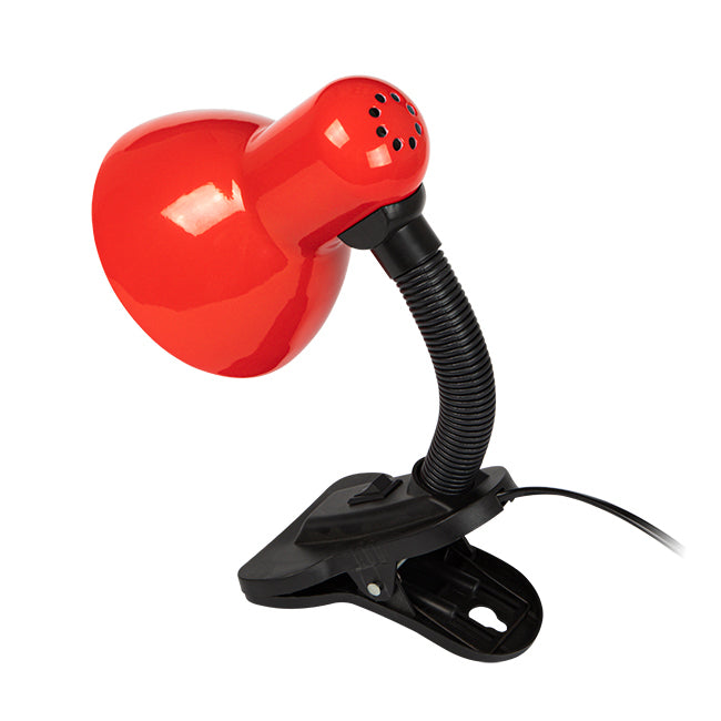 Lampa na klip BLOW LB-08 Red