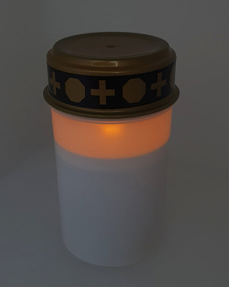 Svíčka LED hřbitovní HOME DECOR HD-123F