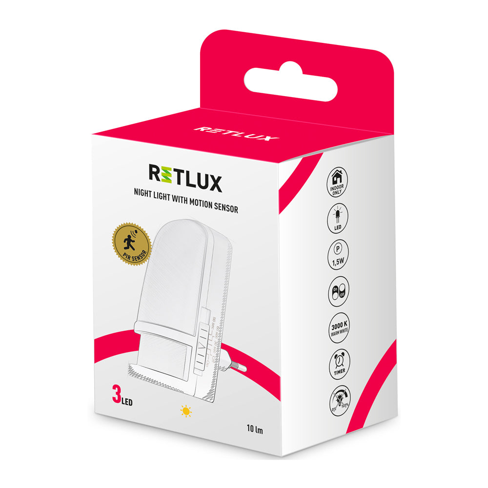 Noční světlo RETLUX RNL 107 PIR