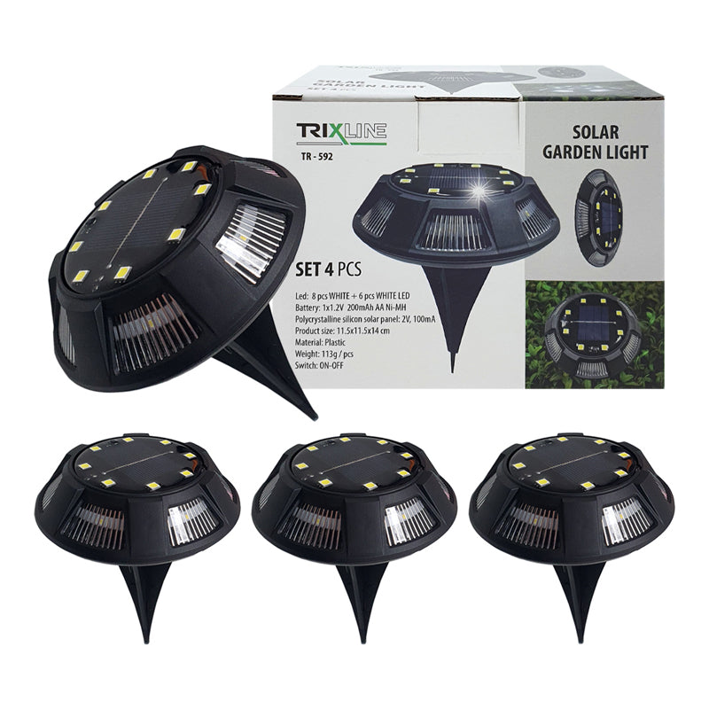 Svítidlo solární TRIXLINE TR 592 4ks