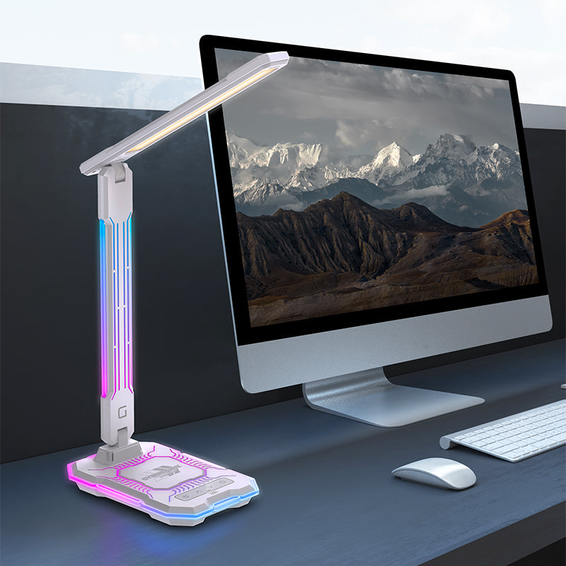 Lampa stolní GETI GTL106W s RGB podsvícením