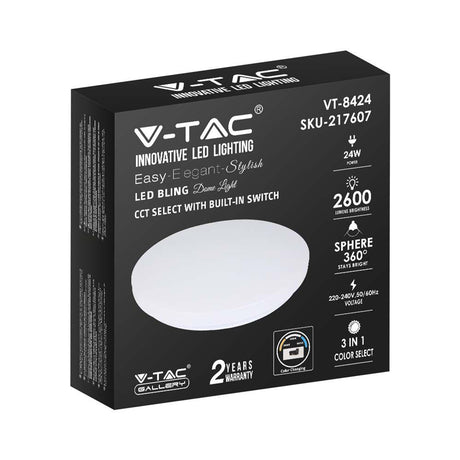 Svítidlo stropní V-TAC VT-8424 24W