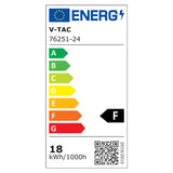 Svítidlo stropní V-TAC VT-8618 Square 18W Samsung Chip