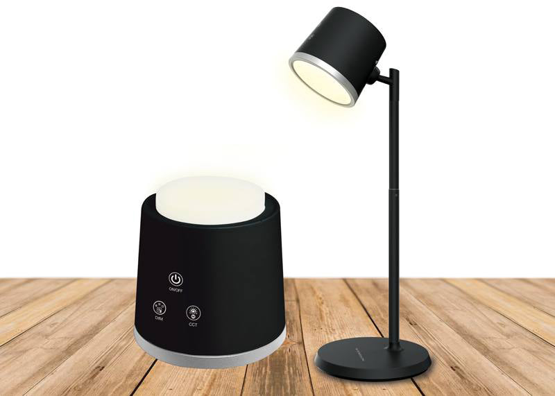 Lampa stolní SVENSSON Oslo 2v1 Black