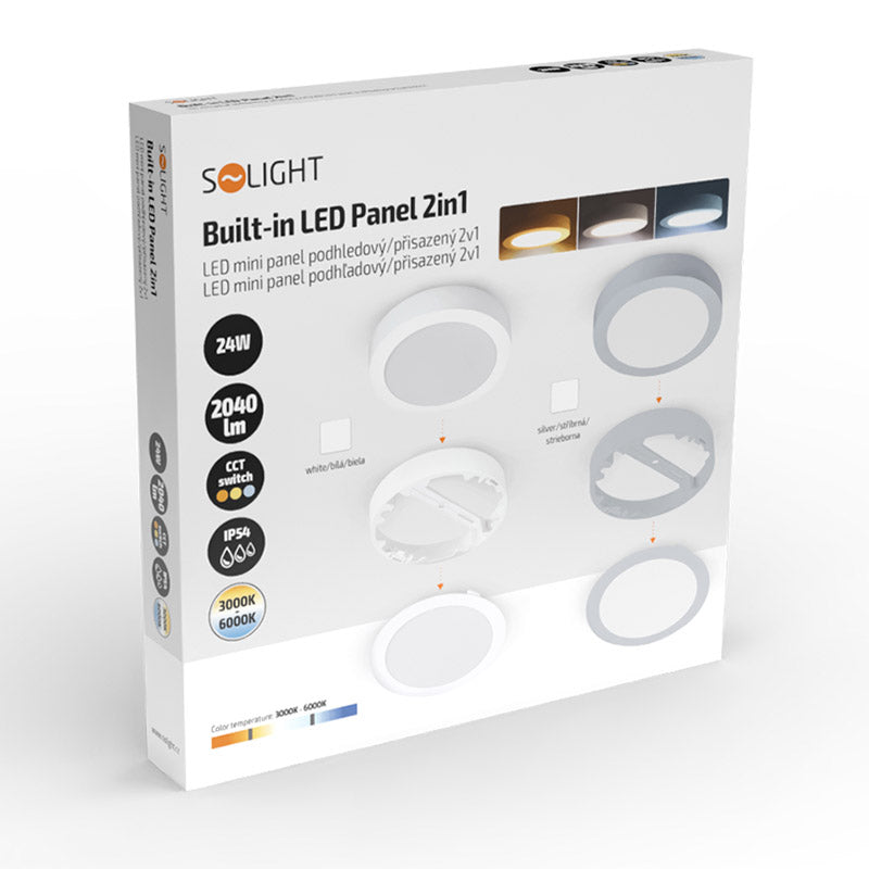 LED mini panel SOLIGHT WD244-S 24W