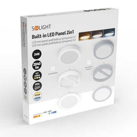 LED mini panel SOLIGHT WD244-S 24W