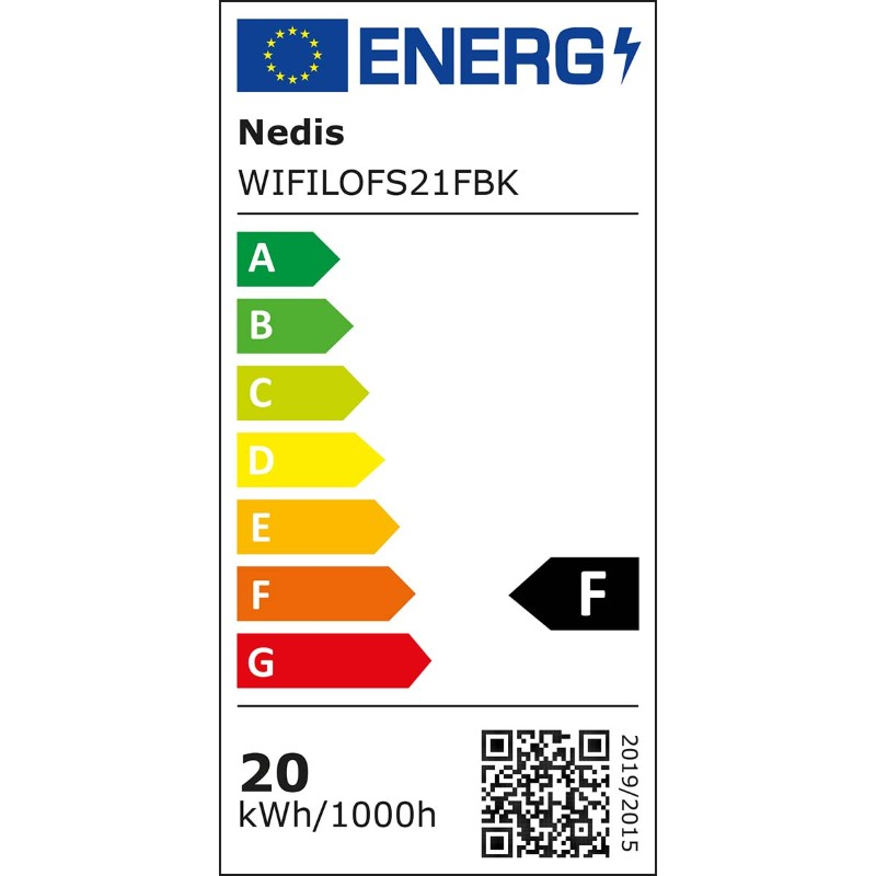 Smart LED reflektor NEDIS WIFILOFS21FBK 20W PIR WiFi Tuya