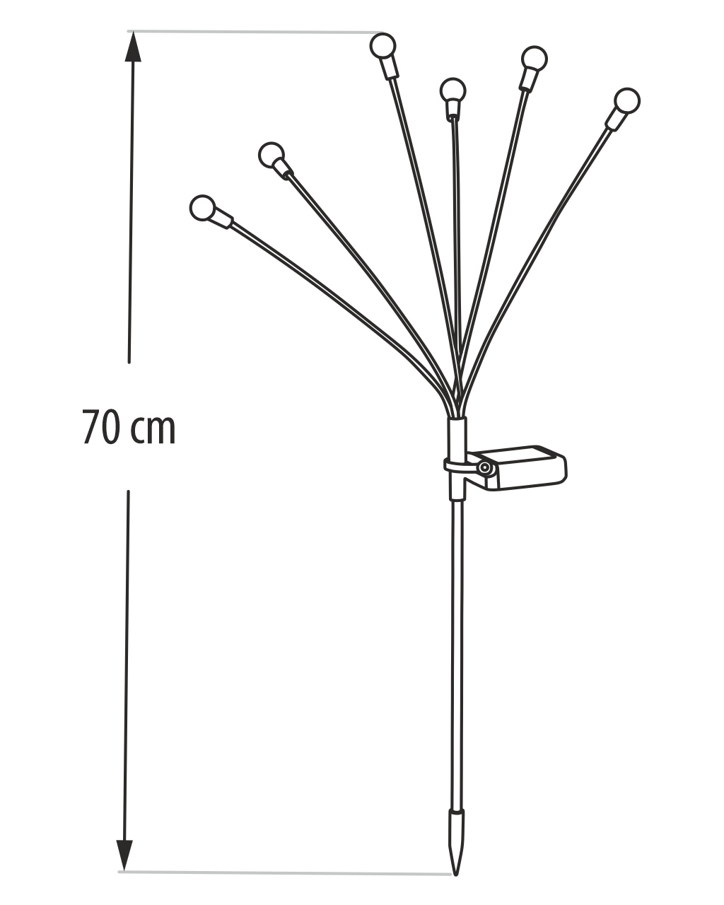 Svítidlo solární TRIXLINE TR-475D