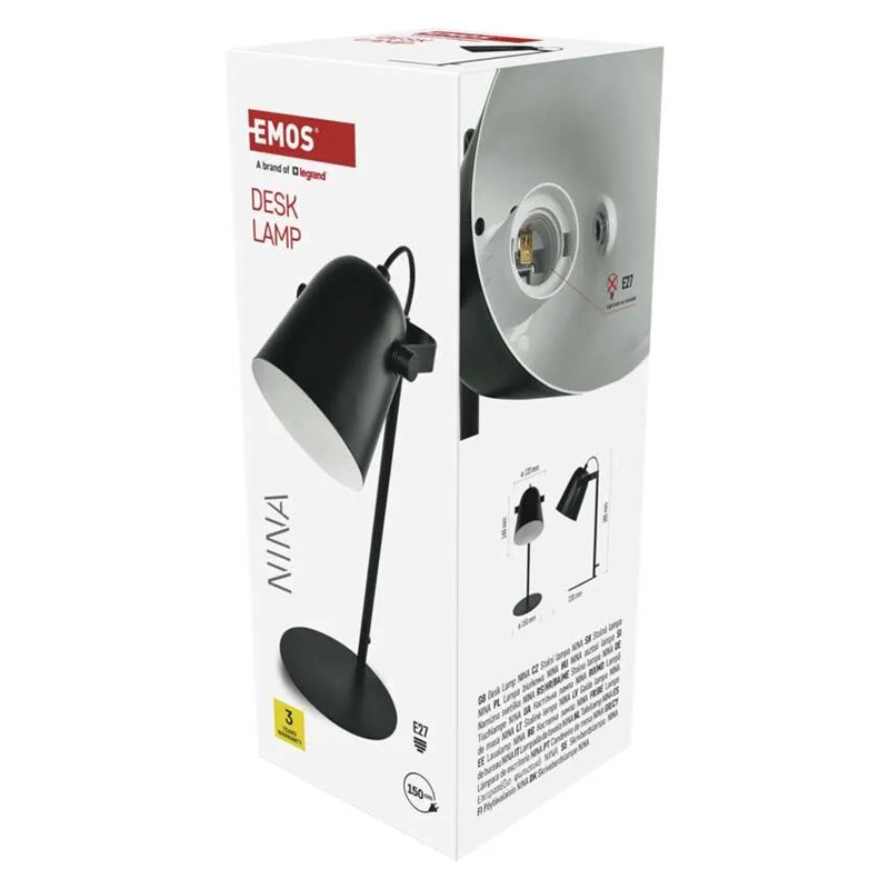Lampa stolní EMOS Z7642B Nina
