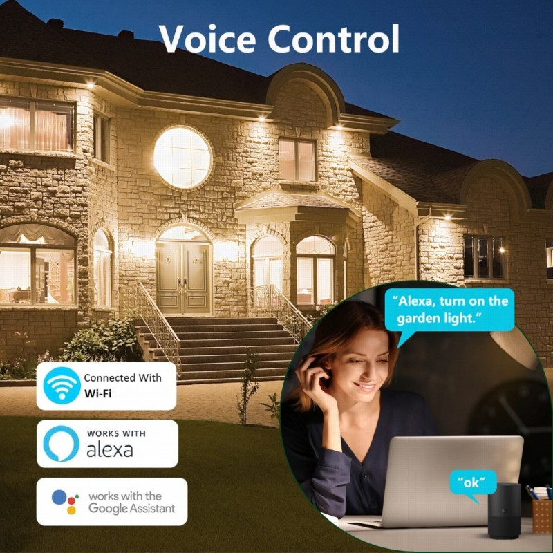 Smart LED reflektor IMMAX NEO 07810L 20W PIR WiFi Tuya