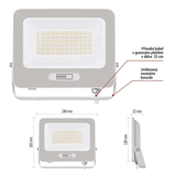 LED reflektor EMOS ZS2244W Glaro 50W