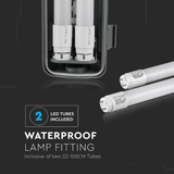 Svítidlo zářivkové V-TAC VT-12023 2x18W 6500K Waterproof