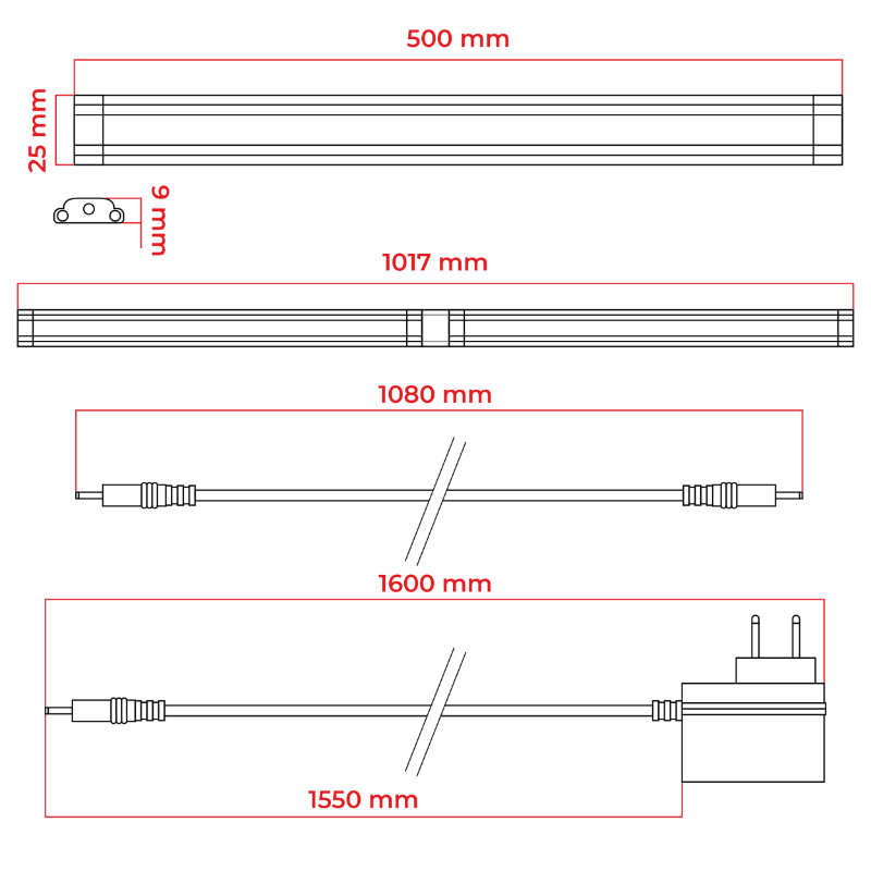 LED pásek pod linku DPM CGA5W