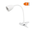 Lampa na klip DPM R1T-4W-W 4W