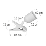Lampa na klip DPM R3T-4W-W 4W