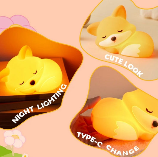 Noční světlo Sleeping Fox