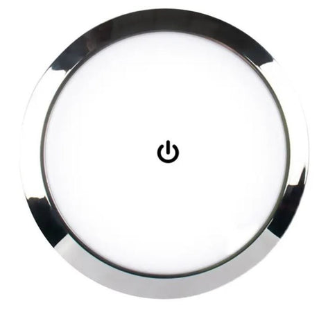 LED podhledové světlo do karavanu s dotykovým vypínačem, 12-24V - 18cm