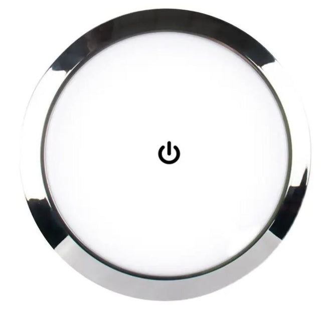 LED podhledové světlo do karavanu s dotykovým vypínačem, 12-24V - 18cm