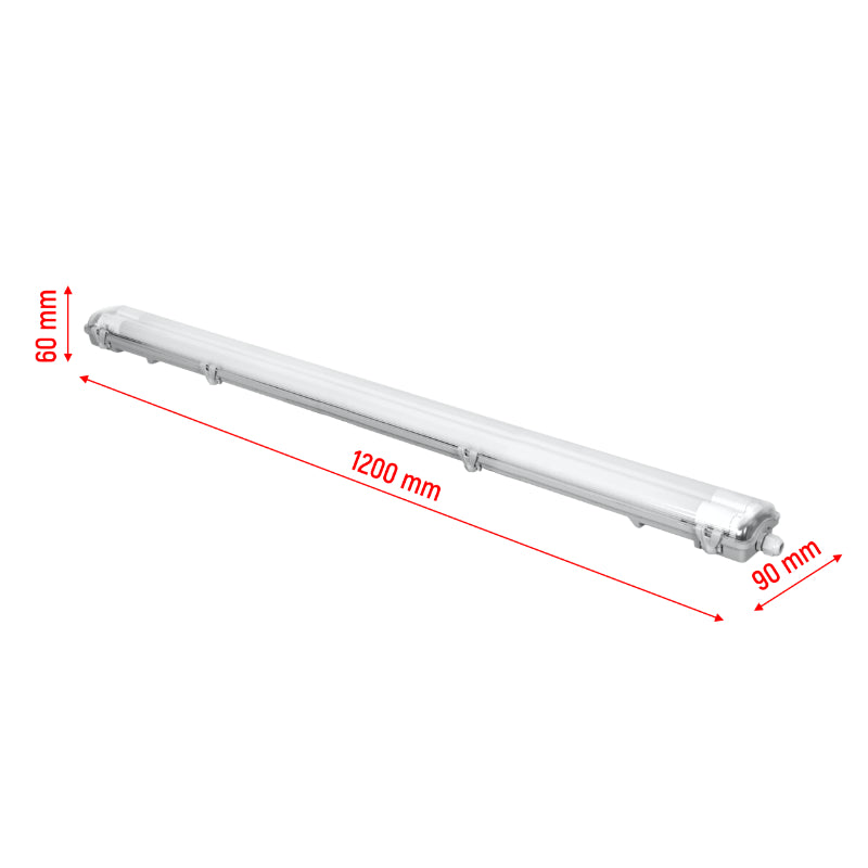 Svítidlo hermetické BERGE pro LED trubice G13