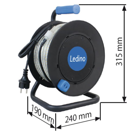 Svítidlo LEDINO LED pásek 25m, IP65 pracovní