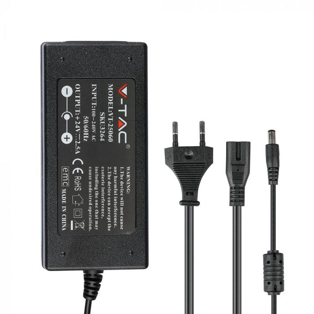 Adaptér napájecí 24V 2500mA V-TAC VT-25060