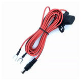 Kabel pro připojení zdrojových odpuzovačů VYPLAŠ TO k 12V akumulátoru - vidlice